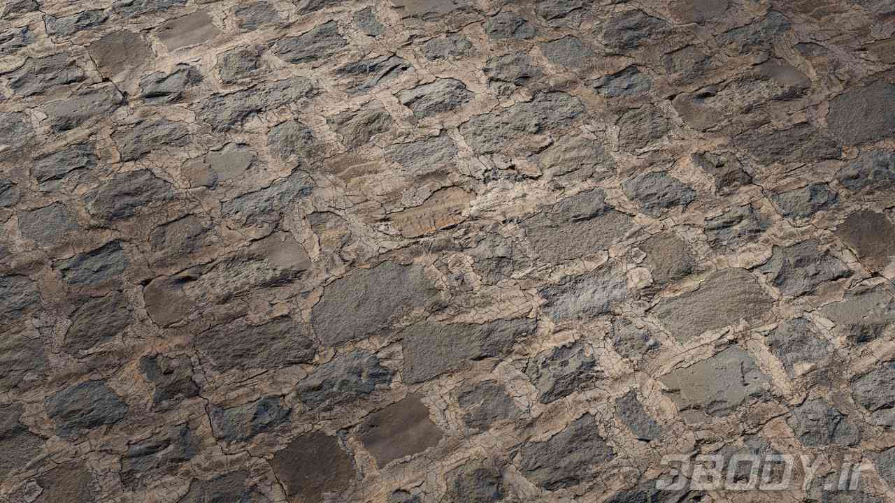 متریال دیوار سنگی stone wall عکس 1